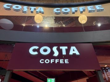 Brand new bigger & better Costa Coffee