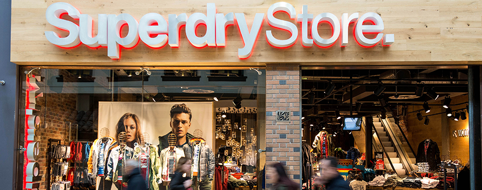 Anchor brand Superdry opens at Icon Outlet at The O2 as the